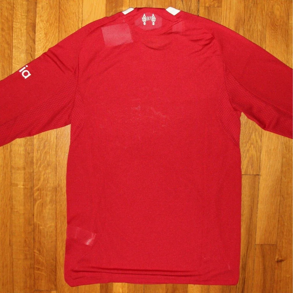Adidas Liverpool FC 25/26 Long Sleeve Home Authentic Soccer Jersey Men S